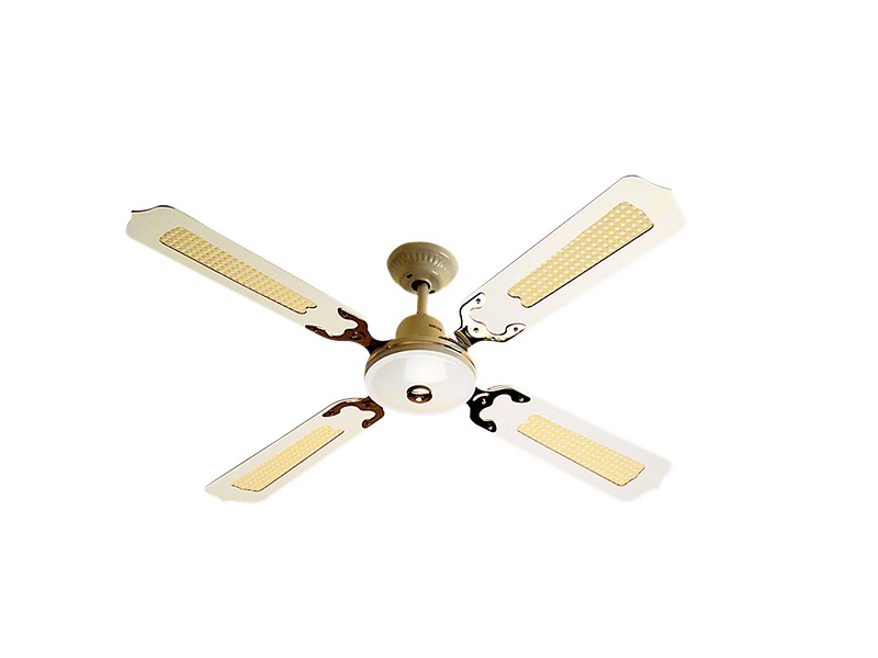 Aflr48 Ceiling Mounted Sweep Fan 48inch 4 X Rattan Timber Blades