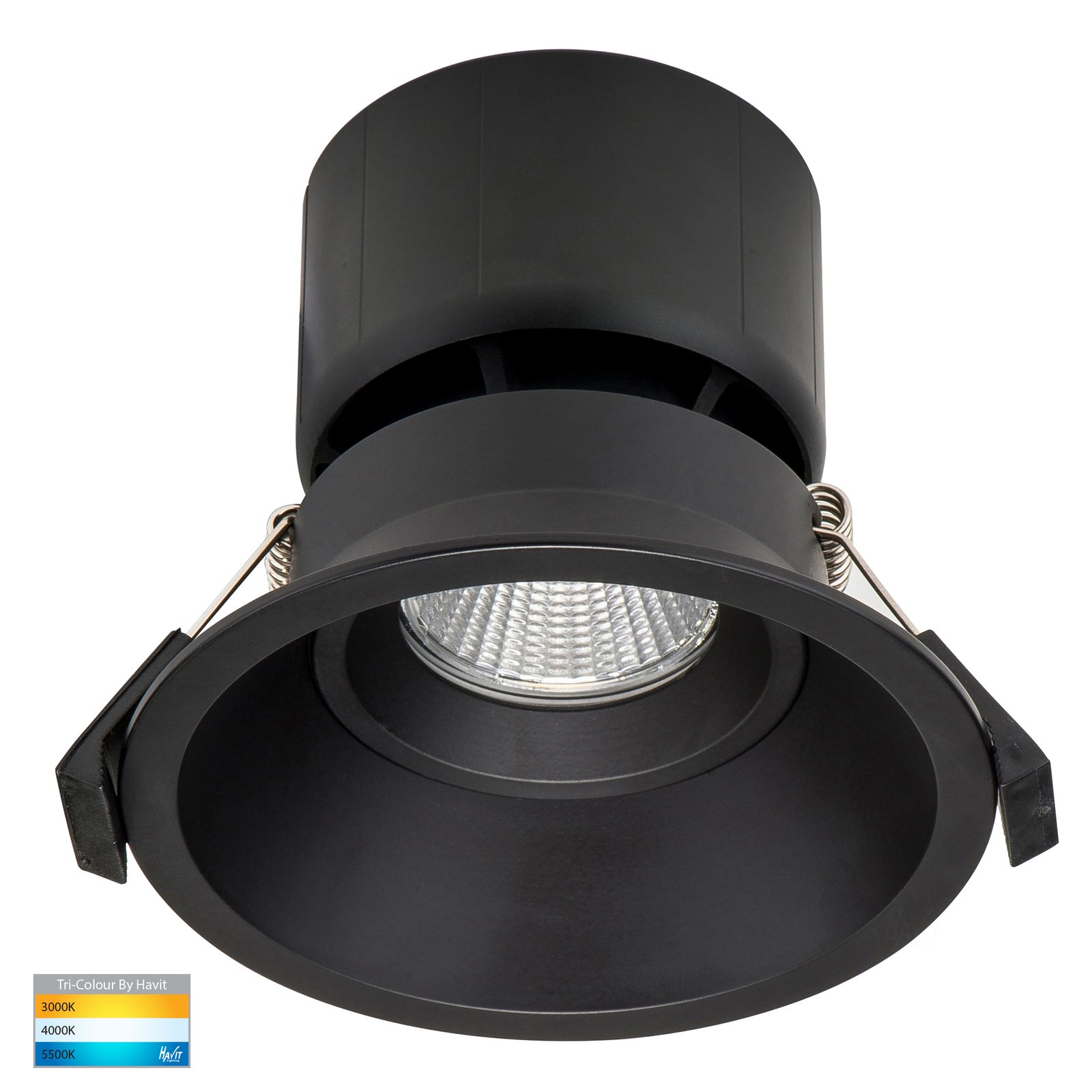 LED Lighting :: LED Downlights :: Prime 12W 1000lm 90mm Cut-out Black ...