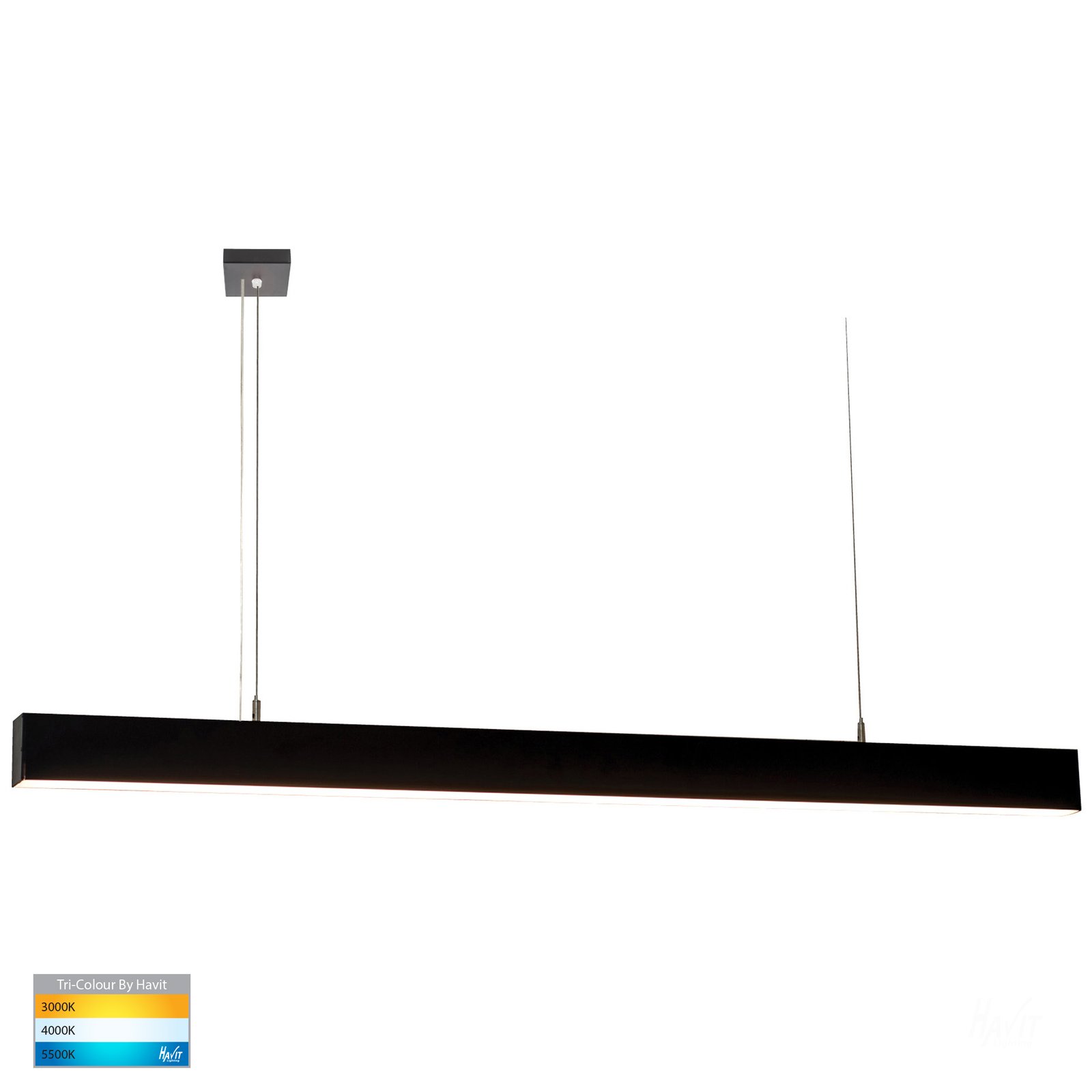 black led light fitting