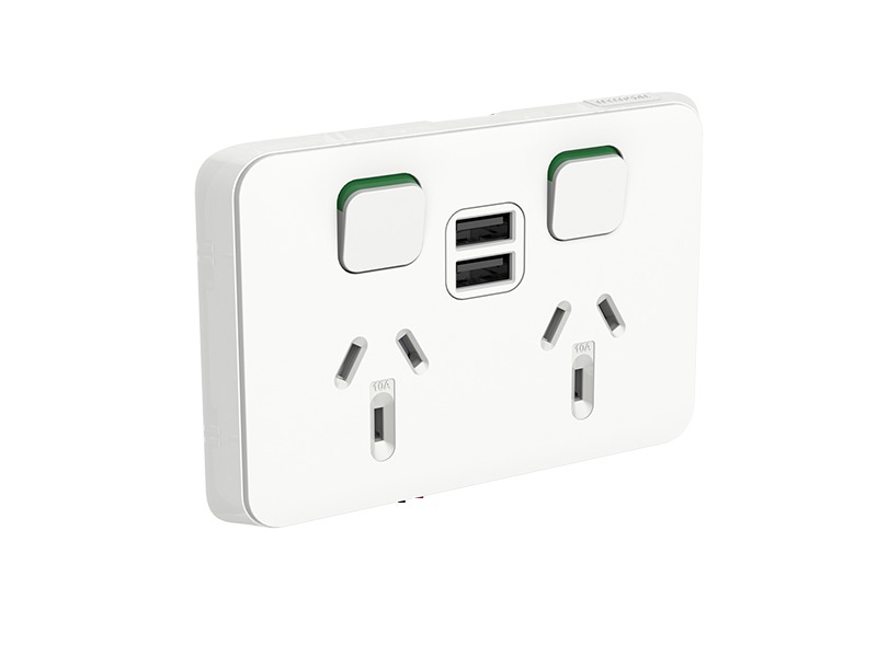 outlet to usb block that twists