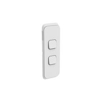 Clipsal 3042AC-CY Iconic - Skin Switch Plate Cover 2 Gang Architrave