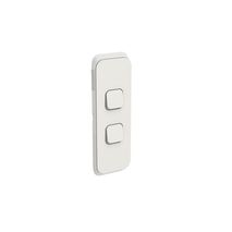 Clipsal 3042AC-WY Iconic - Skin Switch Plate Cover 2 Gang Architrave