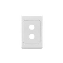 Clipsal 2032VH Flush Surround And Grid Plate 2 Gang Vertical/horizontal Mount Standard Size With 30 Series Aperture