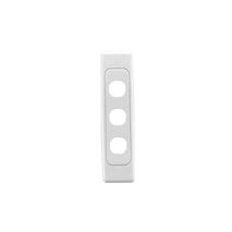 Clipsal 2033 Flush Surround And Grid Plate 3 Gang Architrave