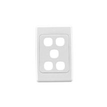 Clipsal 2035VH Flush Surround And Grid Plate 5 Gang Vertical/horizontal Mount Standard Size With 30 Series Aperture