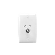 Clipsal 31VK1 Switch 1 Gang 1-way 250vac 20A Key Operated White Electric