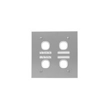 Clipsal B4/30L2 Labelled Switch Plate 4 Gang