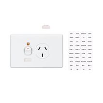 Clipsal C2015NI Single Switch Socket Outlet Classic 250V 10A Indicator Circuit Identification