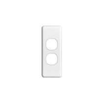 Clipsal C2032 Switch Grid Plate And Cover 2 Gang Architrave