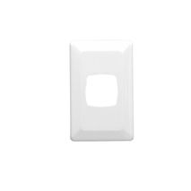 Clipsal P2001 Flush Plate Cover 1 Gang Moulded Standard Size