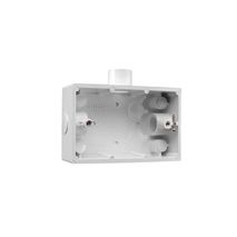 Clipsal 238A Mounting Box 1 Gang 3 Way 20mm End Entry