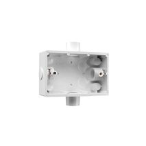 Clipsal 238B Mounting Box 1 Gang 4 Way 20mm Entry White Electric