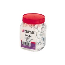 Clipsal 564/0J Cable Clip Moulded 1mm Sq 1.5mmsq And 2.5mmsq Jar Of 150