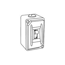 Clipsal RPSW110M Switch 1 Pole 2-way 250vac 10A Protected Series