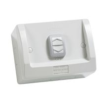 Clipsal WSF226/20 Flush Switch 1 Gang 250vac 20A IP66 M80 - Standard Size Resistant Grey