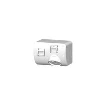 Clipsal WSO310X Single Switch Socket Outlet 250V 10A Shallow Removable Extra Switch Light Grey