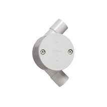 Clipsal 240/20/2A Junction Box Standard 20mm I.d 2 Way Angle Entry