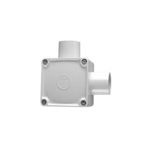 Clipsal 252/32/2A Junction Box 32mm I.d 2 Way Angle Entry Grey