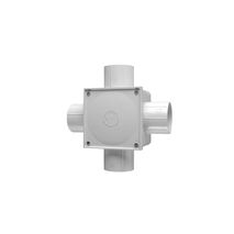 Clipsal 252/50/4 Junction Box 50mm I.d 4 Way Entry Grey
