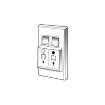 Clipsal 626VC4 Switch 1-way/2-way 230-240v 4 Output Key Tag Operated With 2 Extra Switch White