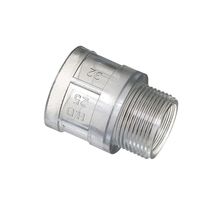 Clipsal SC263/25 Conduit Adaptor Pvc 25mm Plain To Male Transparent