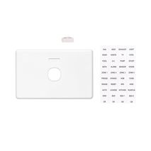 Clipsal C2031HI Switch Grid Plate And Cover 1 Gang Less Mechanism Horizontal Mount