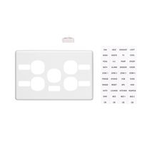 Clipsal C2035HIC Switch Plate Cover 5 Gang Horizontal Mount With Id Window