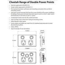 TRADER Semi Slim Cheetah Series power points