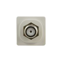 CONNECTED TVCPF"" TYPE CONNECTOR 75 OHM TO SUIT ""PAY TV"" WHITE