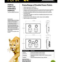 Power Point Switched 2 Gang, 10A 250V with Extra Switch 10AX/16A data sheet