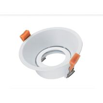 90mm Recessed Downlight Frame White
