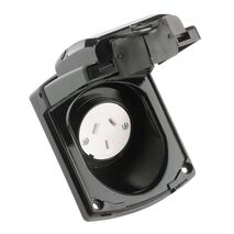 Clipsal 415VF Single Socket Outlet 250vac 10A Weather Proof
