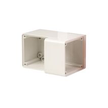 Enclosures and Boxes Mounting (145 x 101 x 110mm High) 25mm Entry Resistant White
