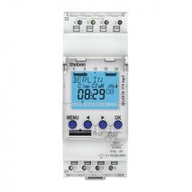 Theben Time Switch, Digital 240VAC, 1 Channel, 2 Module, Din Mount with Power Reserve, Astronomical