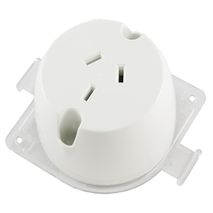 Surface Mount Socket Single with Loop 10Amp  75mm