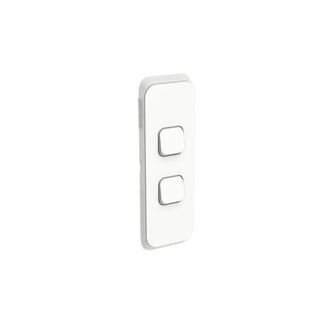 Clipsal 3042AC-VW Iconic - Skin Switch Plate Cover 2 Gang Architrave