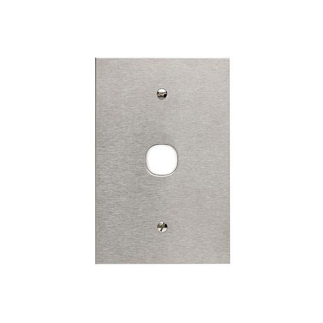 Clipsal BSL31VH Switch Grid Plate And Cover 1 Gang Bsl Style Less Mechanism Over Size