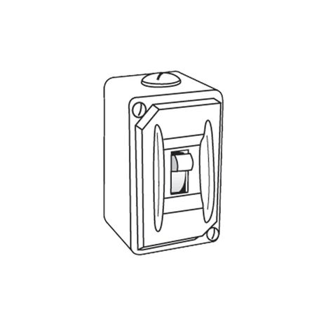 Clipsal RPSW110M Switch 1 Pole 2-way 250vac 10A Protected Series