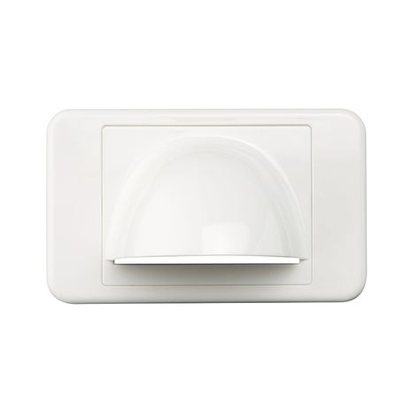 Clipsal 3105BNW Wall Plate Bull Nose Flush Mounting White Electric