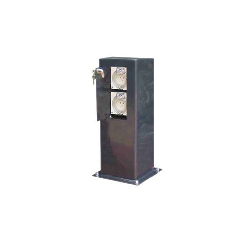 Clipsal OPPAD180 Pedestal Pole 180x180mm Double Sided With Two Lockable Doors