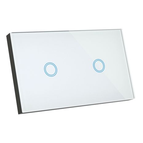 Smart Elite Glass Wall 1 Gang Switches Blue LED indictor  works with Alexa and Google Assistant
