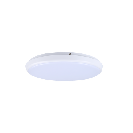 3A 30W LED Round Super Slim 42mm Oyster Light  Waterproof IP54 Dimmable-Warm White -3000K