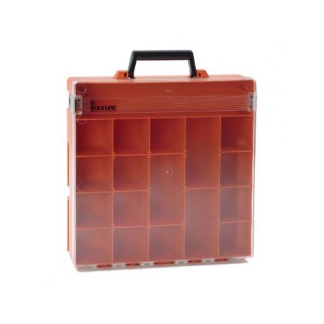 ROLACASE With 6 Dividers (Clear Lid) Orange 370x370x85