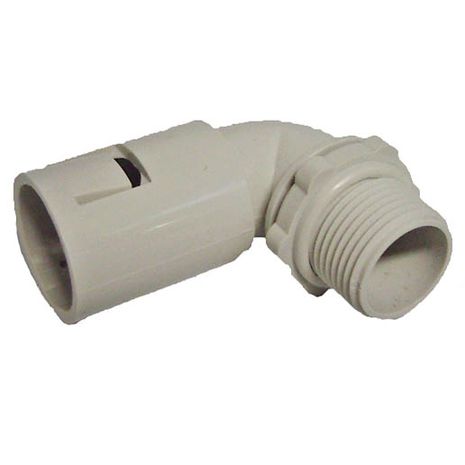 20mm Right Angled Corrugated Adaptor