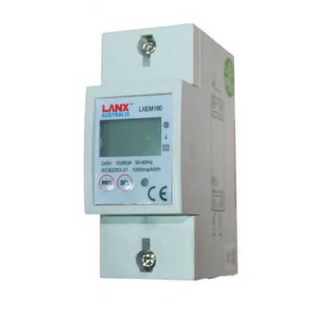 Lanx Single Phase 80A Kilowatt Hour Meter