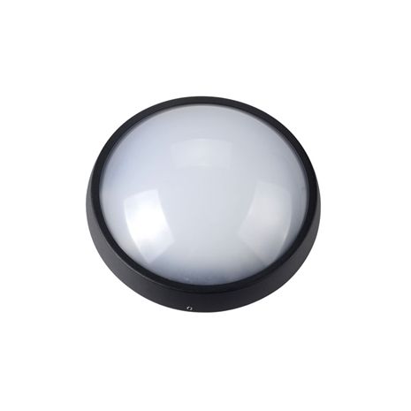 Button 12W LED Bunker Light 5000K Black/White SL7270