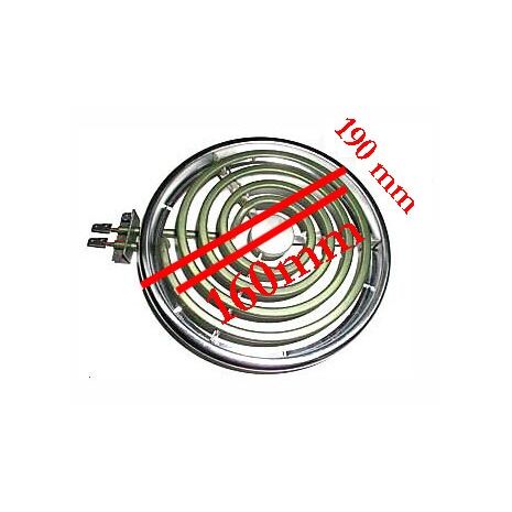 Wired in Stove Element 160mm 1800W with Ring