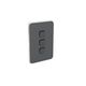 Clipsal 3043C-AN Iconic - Skin Switch Plate Cover 3 Gang Vertical/horizontal Mount