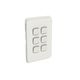 Clipsal 3046C-WY Iconic - Skin Switch Plate Cover 6 Gang Vertical/horizontal Mount