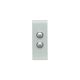 Clipsal 4062 Switch Grid Plate And Cover 2 Gang Less Mechanism Architrave